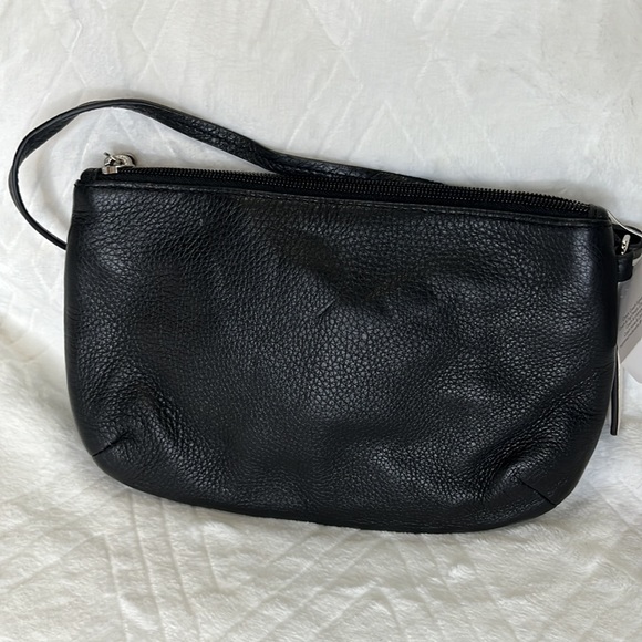NWT Coach Park Leather Medium Wristlet in Black - Picture 4 of 9